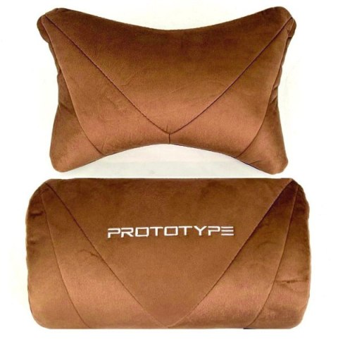 Prototype Fotel obrotowy gamingowy ENZO XL BROWN ALCANTARA