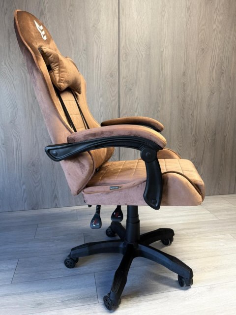 Prototype Fotel obrotowy gamingowy ENZO XL BROWN ALCANTARA