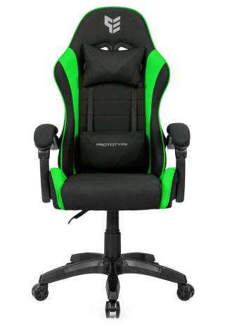 Prototype Fotel obrotowy gamingowy ENZO XL GREEN FABRIC