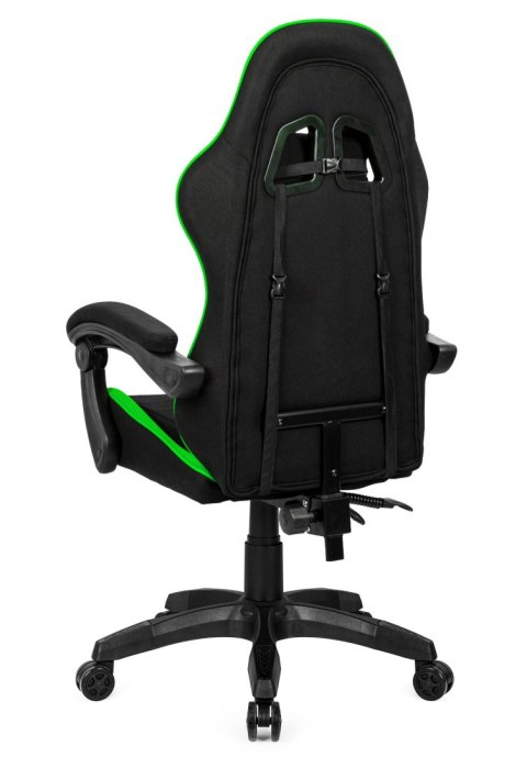 Prototype Fotel obrotowy gamingowy ENZO XL GREEN FABRIC