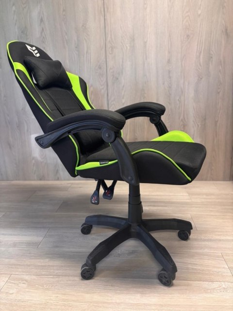 Prototype Fotel obrotowy gamingowy ENZO XL GREEN FABRIC