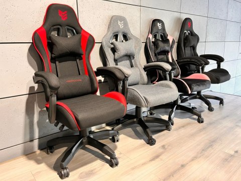 Prototype Fotel obrotowy gamingowy ENZO XL GREY FABRIC