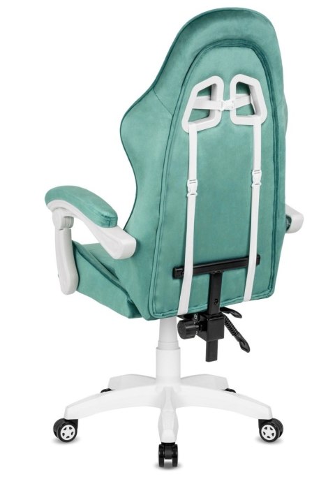 Prototype Fotel obrotowy gamingowy ENZO XL MINT ALCANTARA ICE