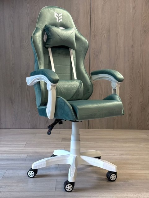 Prototype Fotel obrotowy gamingowy ENZO XL MINT ALCANTARA ICE