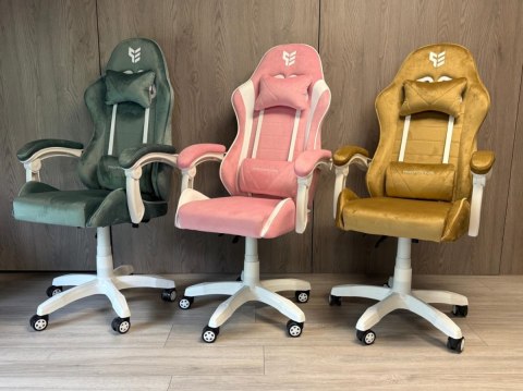 Prototype Fotel obrotowy gamingowy ENZO XL MINT ALCANTARA ICE