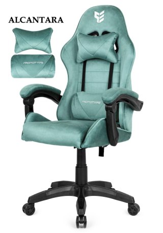 Prototype Fotel obrotowy gamingowy ENZO XL MINT ALCANTARA