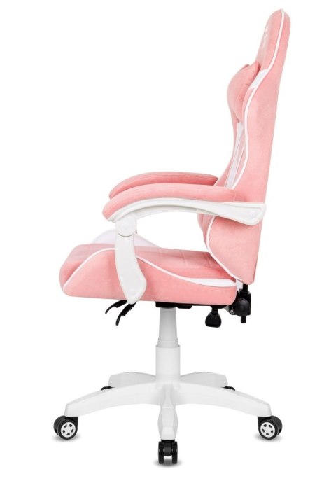 Prototype Fotel obrotowy gamingowy ENZO XL PINK + WHITE ALCANTARA ICE