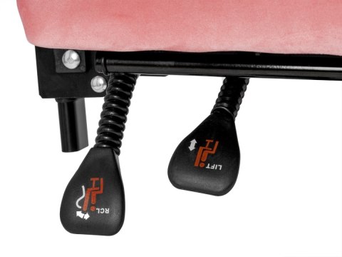 Prototype Fotel obrotowy gamingowy ENZO XL PINK + WHITE ALCANTARA ICE