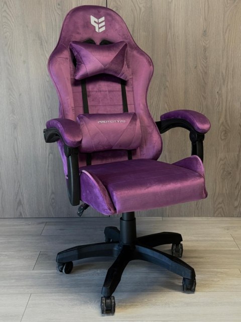 Prototype Fotel obrotowy gamingowy ENZO XL PURPLE ALCANTARA