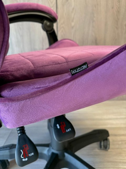 Prototype Fotel obrotowy gamingowy ENZO XL PURPLE ALCANTARA