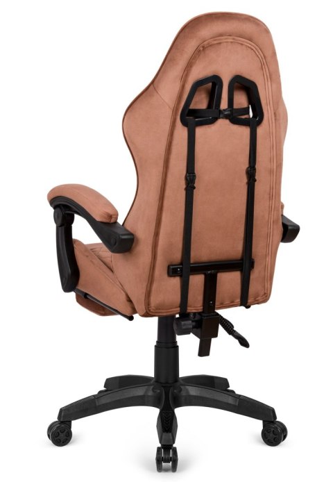 Prototype Fotel obrotowy gamingowy XL POKER PRO BROWN ALCANTARA