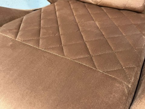 Prototype Fotel obrotowy gamingowy XL POKER PRO BROWN ALCANTARA