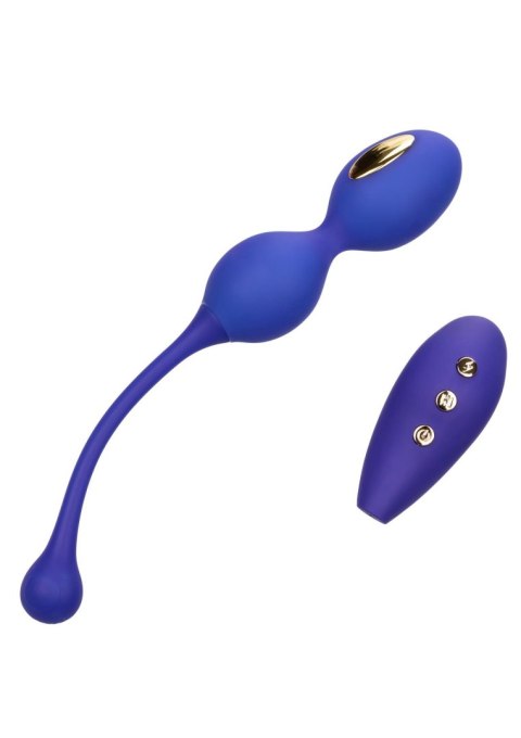 Kulki Estim Dual Calexotics niebieskie z pilotem 10 cm