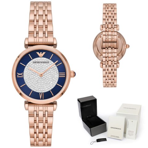 Emporio Armani ZEGAREK DAMSKI EMPORIO ARMANI AR11423 - GIANNI T-BAR (zi511c)