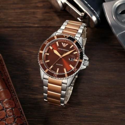 Emporio Armani ZEGAREK MĘSKI EMPORIO ARMANI AR11340 - MARIO (zi018c)