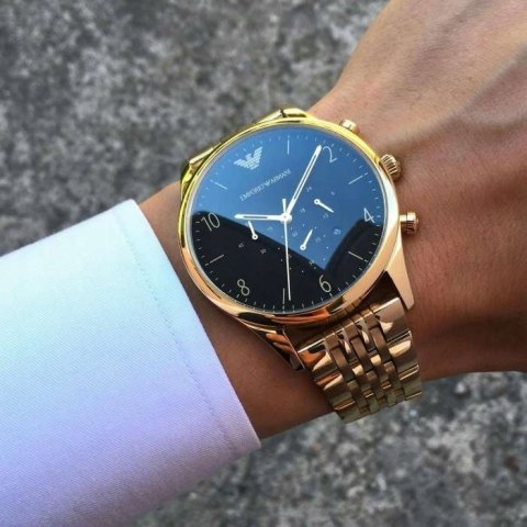 Emporio Armani ZEGAREK MĘSKI EMPORIO ARMANI AR1893 - CLASSIC (zi003a)