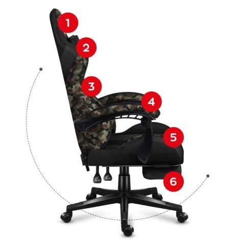 Fotel gamingowy Force 4.7 Camo Mesh