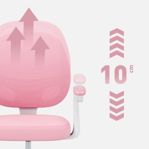 Fotel obrotowy dla dzieci Junior 3.1 Pink
