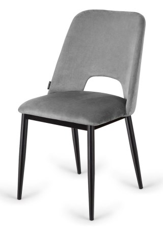 Lugano Krzesło tapicerowane GOTI GREY VELVET II GATUNEK