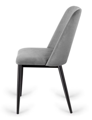 Lugano Krzesło tapicerowane GOTI GREY VELVET II GATUNEK