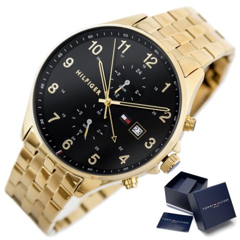 Tommy Hilfiger ZEGAREK MĘSKI TOMMY HILFIGER 1791708 WEST (zf018b) + BOX