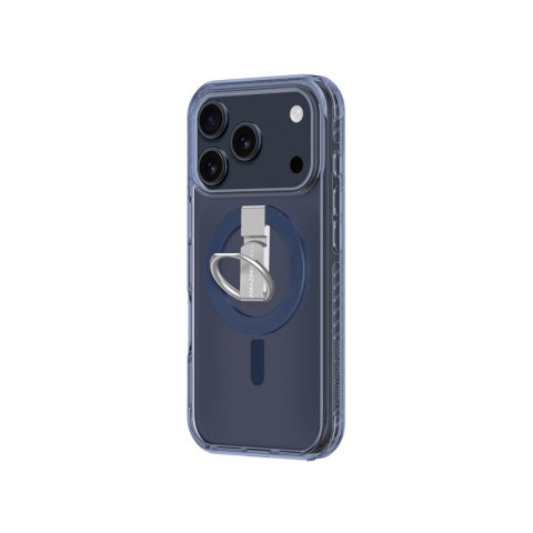 Etui case na iPhone 17 Pro Titan Pro Grip Ring Set MagSafe - niebieskie