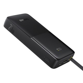 Powerbank Bipow 2 20000mah 20W z wyświetlaczem wbudowanym kablem USB-C - czarny