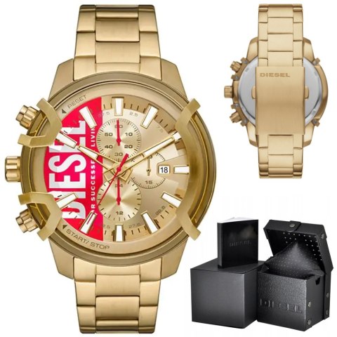 Diesel ZEGAREK MĘSKI DIESEL DZ4595 - GRIFFED + BOX (zz024a)