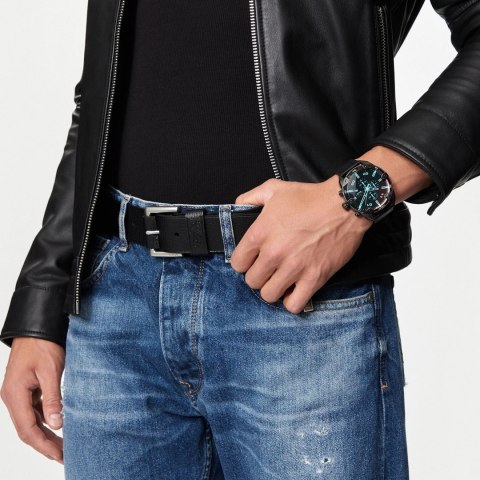 Diesel ZEGAREK MĘSKI DIESEL Spiked Chronograph DZ4667 + BOX