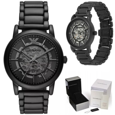 Emporio Armani ZEGAREK MĘSKI EMPORIO ARMANI AR60045 - LUIGI MECCANICO - AUTOMAT (zi028a)