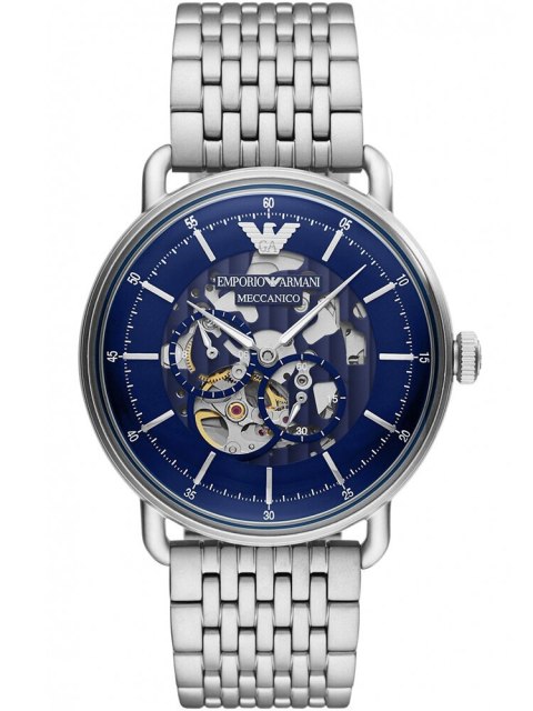Emporio Armani ZEGAREK MĘSKI EMPORIO ARMANI AVIATOR AUTOMATIC AR60024 + BOX (zi098a)