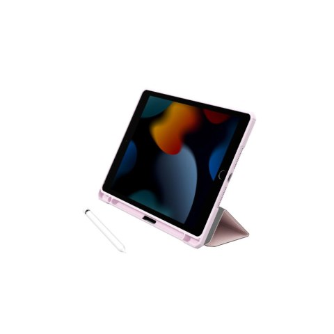 Etui case z podstawką miejscem na rysik na iPad Air M3 11'' - różowe