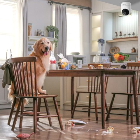 Kamera wewnętrzna do monitoringu 1080p IR Wi-Fi Bluetooth - biała
