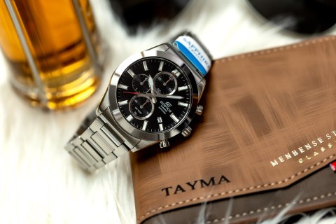 Casio Zegarek Męski Casio EDIFICE Chronograph EFB-710D-1A + BOX