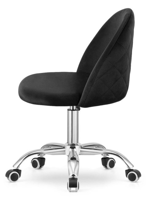 Lugano Krzesło obrotowe GLORIA OFFICE BLACK VELVET