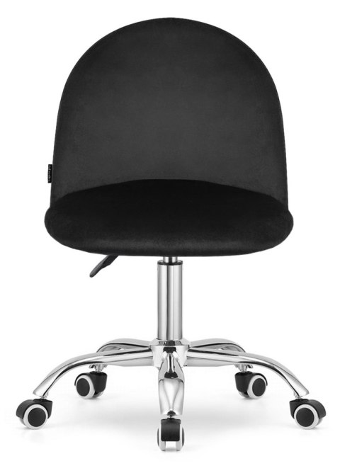 Lugano Krzesło obrotowe GLORIA OFFICE BLACK VELVET