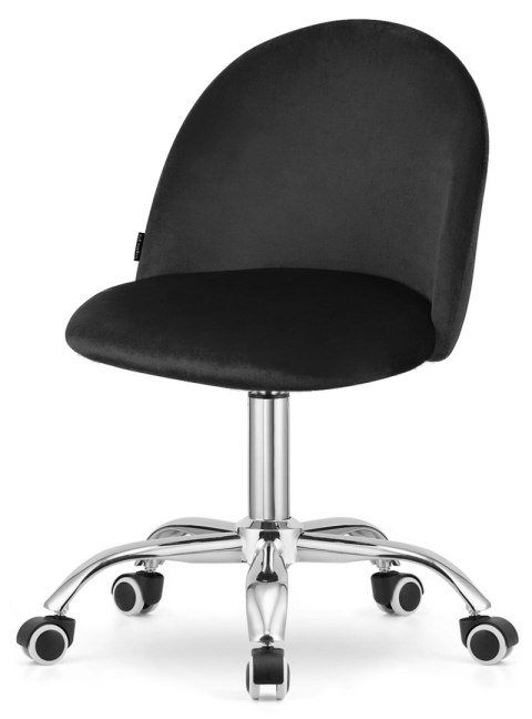 Lugano Krzesło obrotowe GLORIA OFFICE BLACK VELVET
