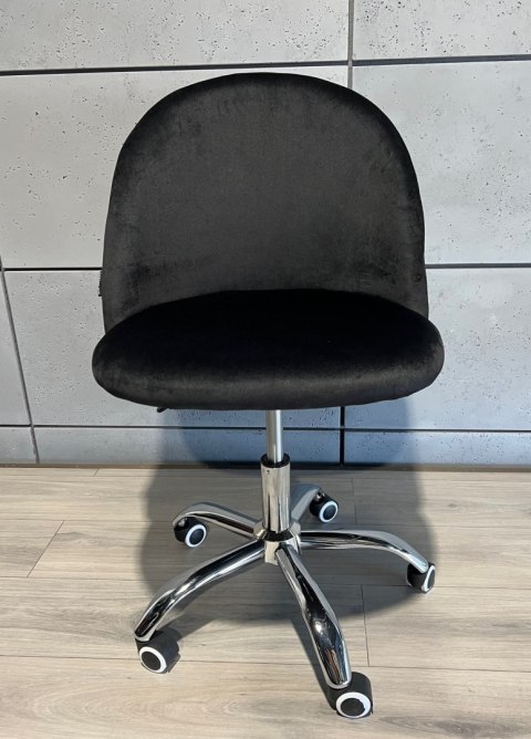 Lugano Krzesło obrotowe GLORIA OFFICE BLACK VELVET