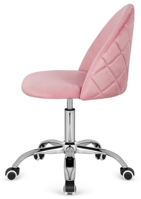 Lugano Krzesło obrotowe GLORIA OFFICE PINK VELVET