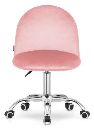 Lugano Krzesło obrotowe GLORIA OFFICE PINK VELVET