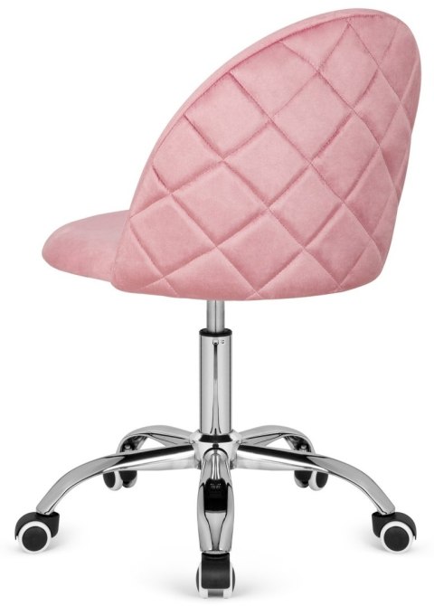 Lugano Krzesło obrotowe GLORIA OFFICE PINK VELVET
