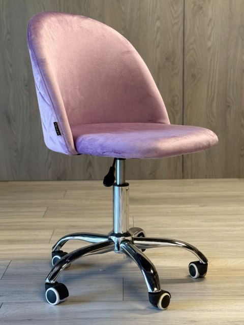 Lugano Krzesło obrotowe GLORIA OFFICE VIOLET VELVET