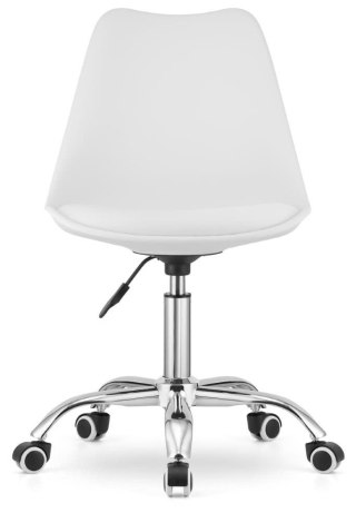 Lugano Krzesło obrotowe MONZA OFFICE WHITE PU