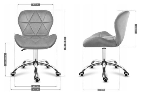 Lugano Krzesło obrotowe VASTO OFFICE PU BLACK