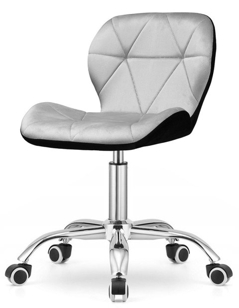 Lugano Krzesło obrotowe VASTO OFFICE VELVET BLACK + GREY