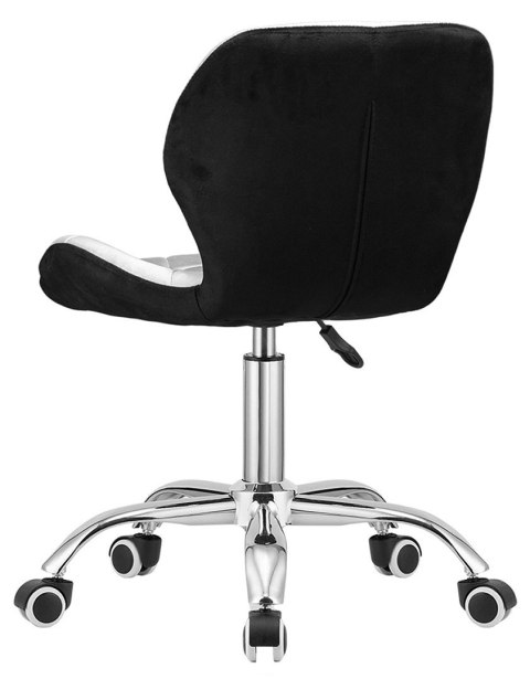 Lugano Krzesło obrotowe VASTO OFFICE VELVET BLACK + GREY