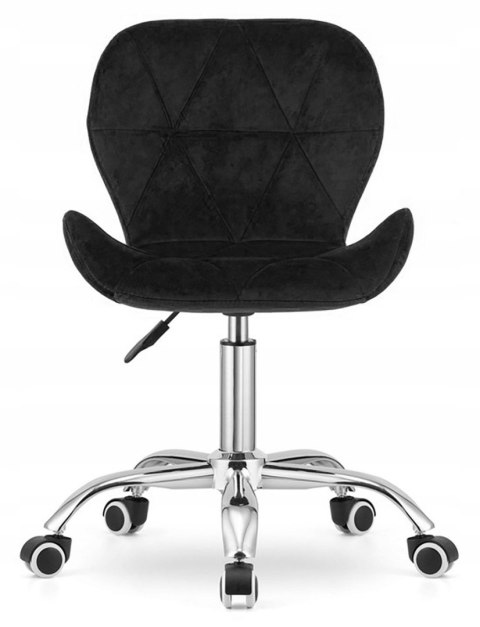 Lugano Krzesło obrotowe VASTO OFFICE VELVET BLACK