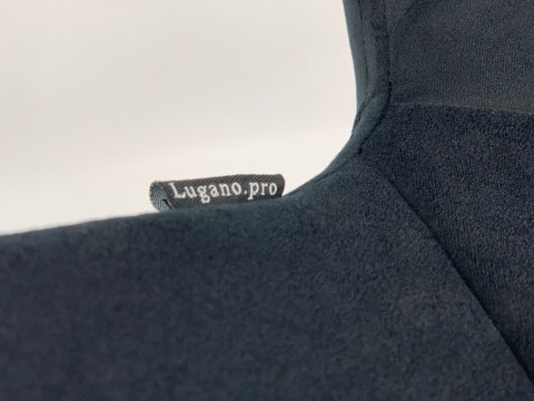 Lugano Krzesło obrotowe VASTO OFFICE VELVET BLACK