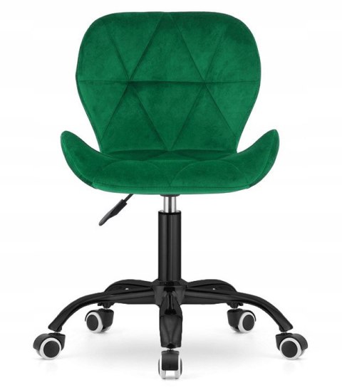 Lugano Krzesło obrotowe VASTO OFFICE VELVET GREEN SMOKE