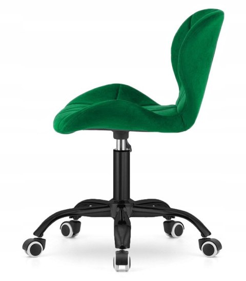 Lugano Krzesło obrotowe VASTO OFFICE VELVET GREEN SMOKE
